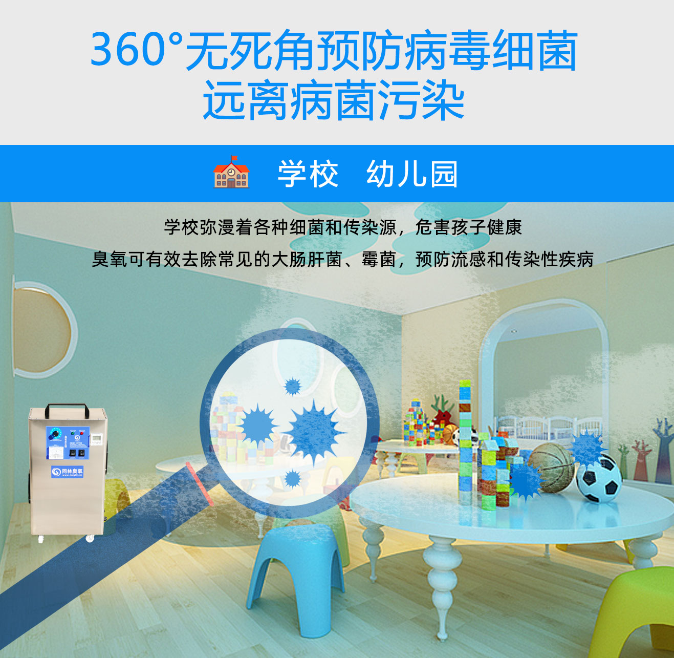 學(xué)校，酒店移動(dòng)式臭氧消毒機(jī)(圖3)